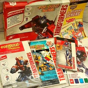 Transformers Activity Color Craft Stickers Favors Authentic Officially Licensed
